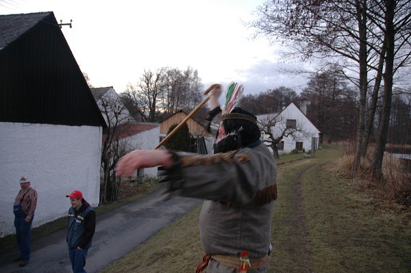 Masopustní průvod obcí 2008